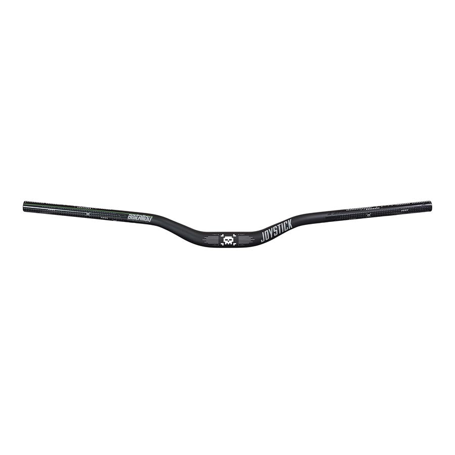Joystick Components, 8-Bit Alloy 31.8, MTB Handlebar, Diameter: 31.8mm, 800mm, Rise: 38mm, Black
