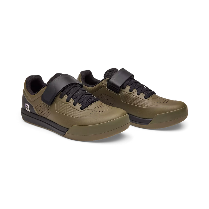 Fox Union Clipless Shoes - Military Green - Fox -3ride.com