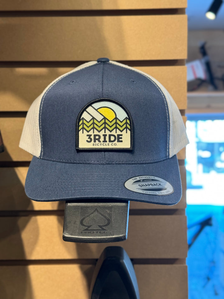 3Ride Lakeside Retro Trucker Hat - 3Ride -3ride.com
