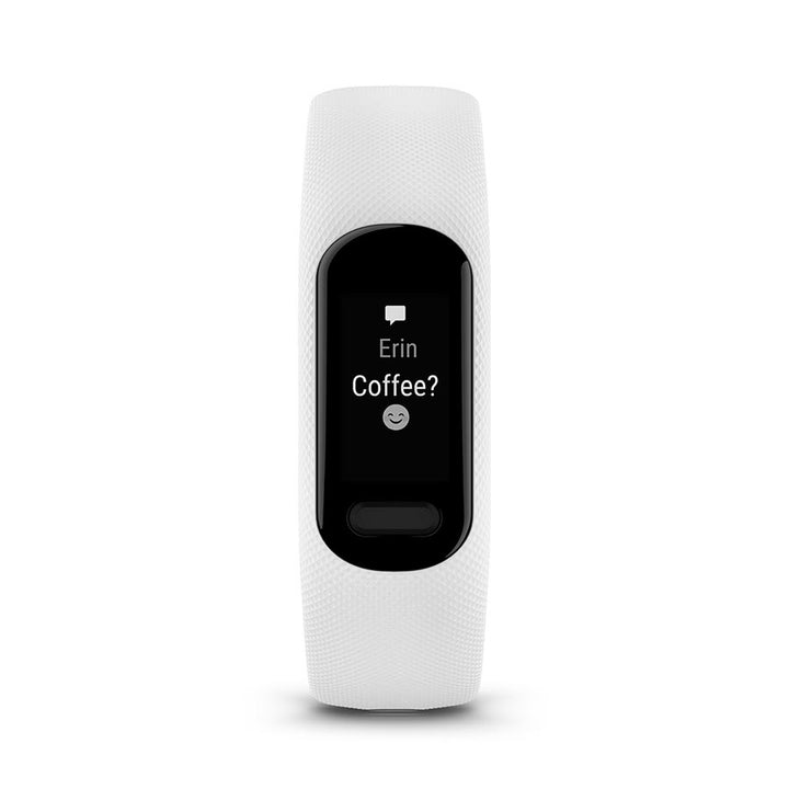 Garmin, vivosmart 5 S/M, Watch, Watch Color: Black, Wristband: Cool Mint - Silicone