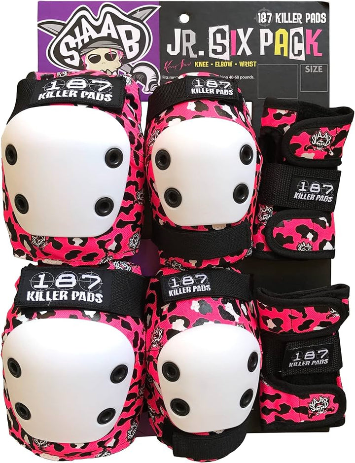 187 Jr Six Pack Padset - 187 -3ride.com