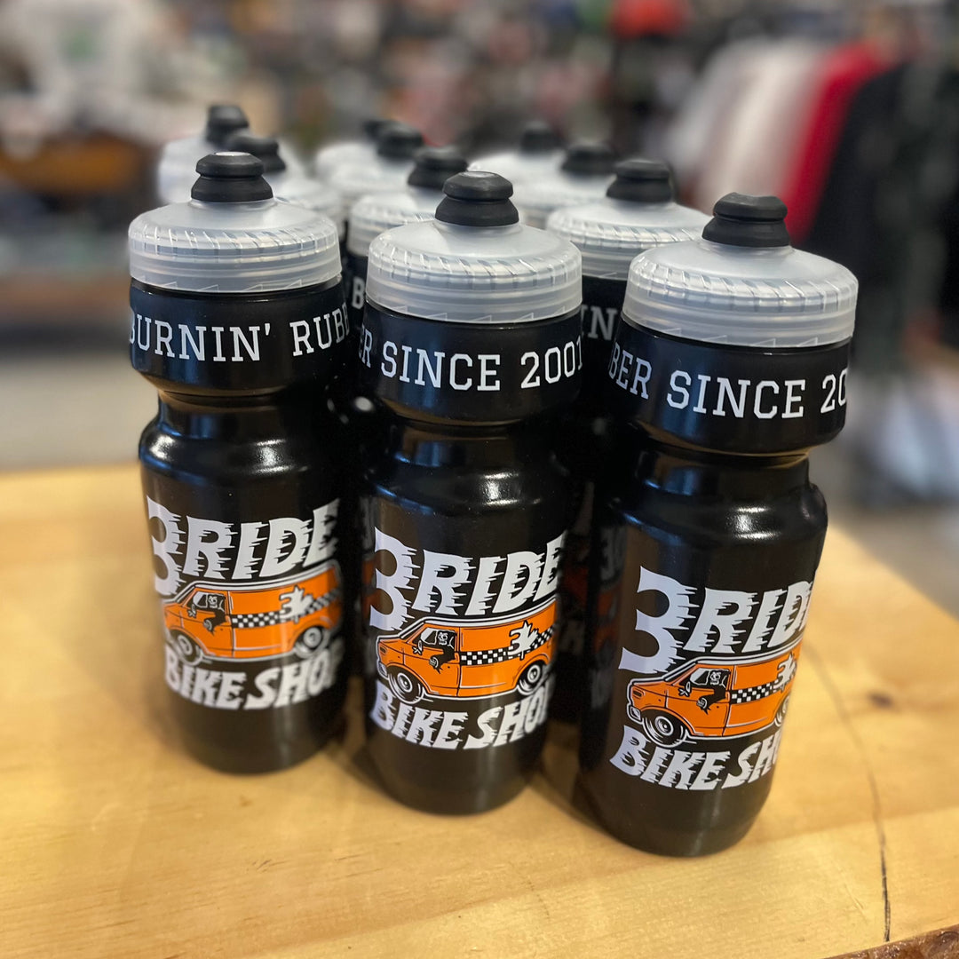 3Ride Burnin Rubber Purist Water Bottle - 3Ride -3ride.com