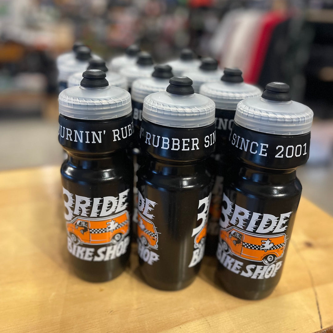 3Ride Burnin Rubber Purist Water Bottle - 3Ride -3ride.com