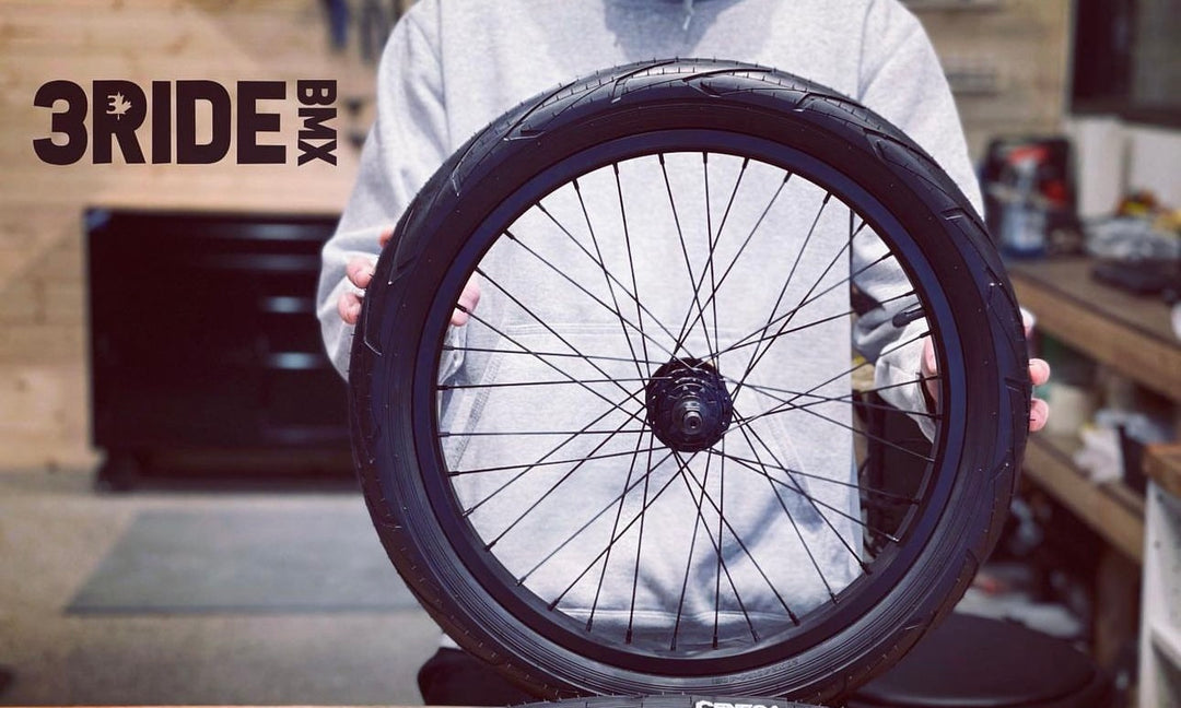 3ride BMX Custom Wheel Build - Ceneca -3ride.com