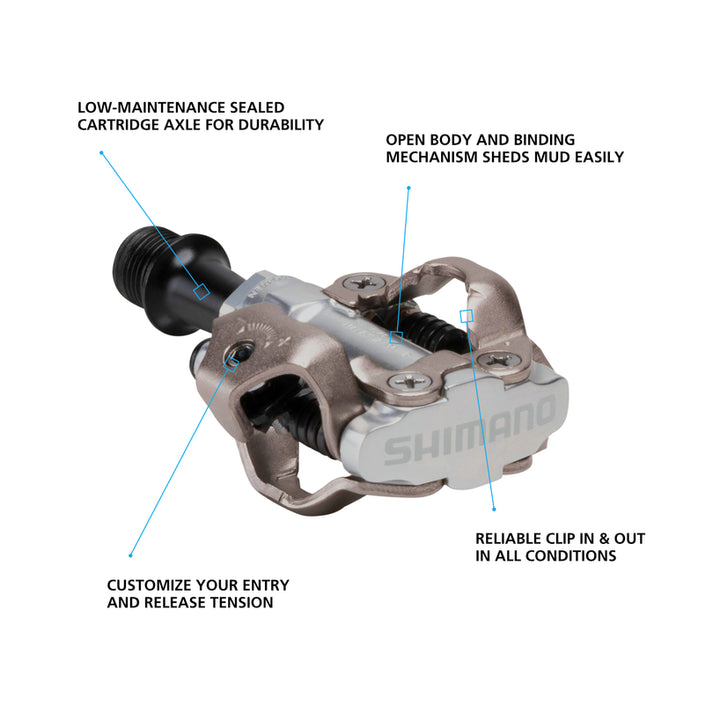 Shimano PD-M540 SPD Pedals - Shimano -3ride.com