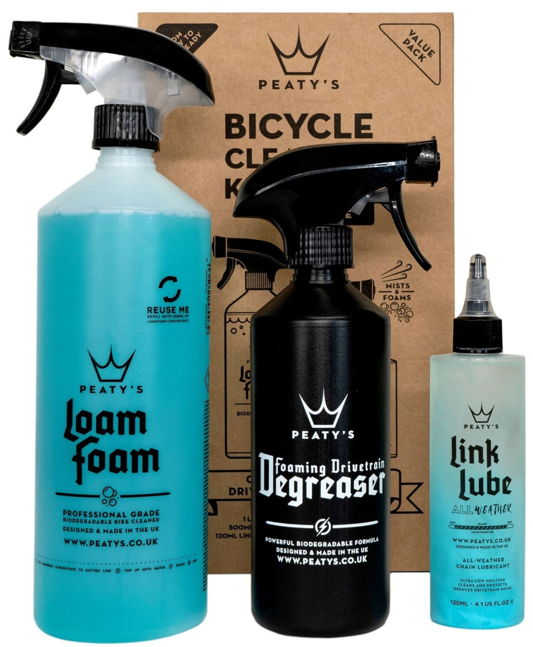 Peatys Wash/Degrease/Lubricate Kit