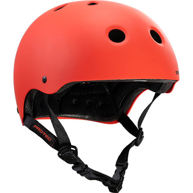 Protec Classic Helmet (CERTIFIED) Bright Red