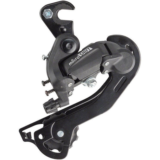 Microshift M21 Rear Derailleur - Long Cage Claw Hanger