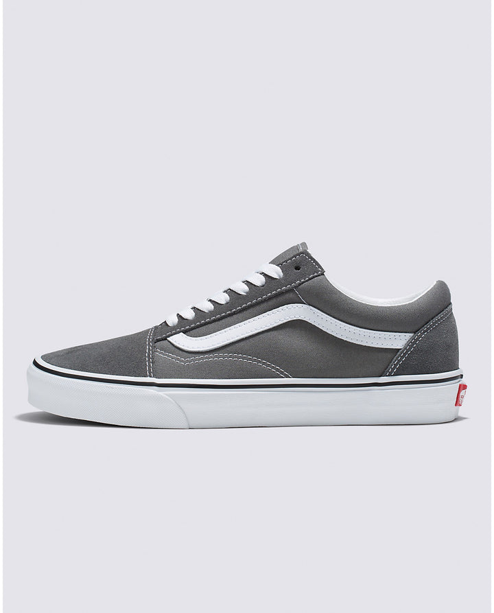Vans Old Skool Canvas Pewter/True White (Womens) - Vans -3ride.com