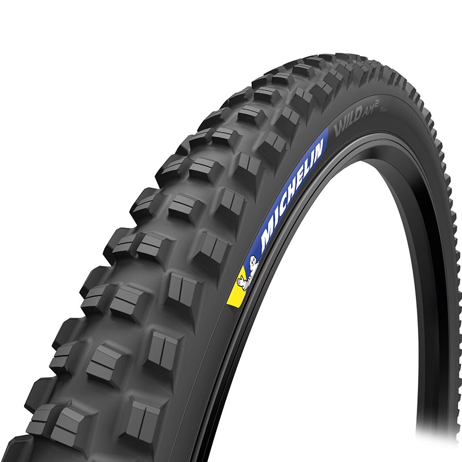 Michelin, Wild AM2 Competition, Tire, 27.5''x2.40, Folding, Tubeless Ready, GUM-X, GravityShield, 60, Black