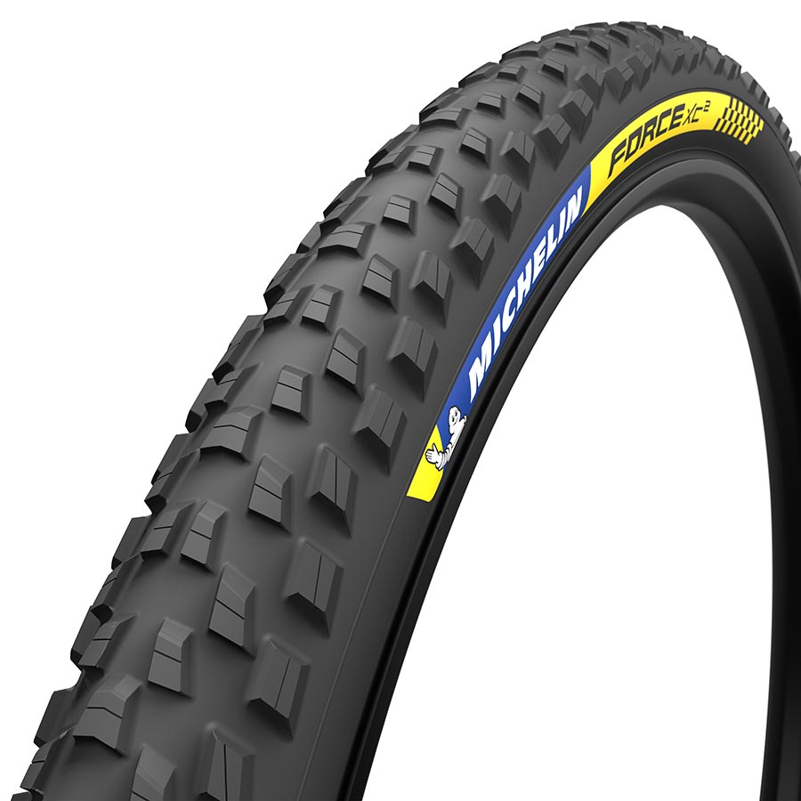 Michelin, Force XC2 Racing, Mountain Tire, 29''x2.10, Folding, Tubeless Ready, GUM-X, Cross Shield2, 2x150TPI, Black