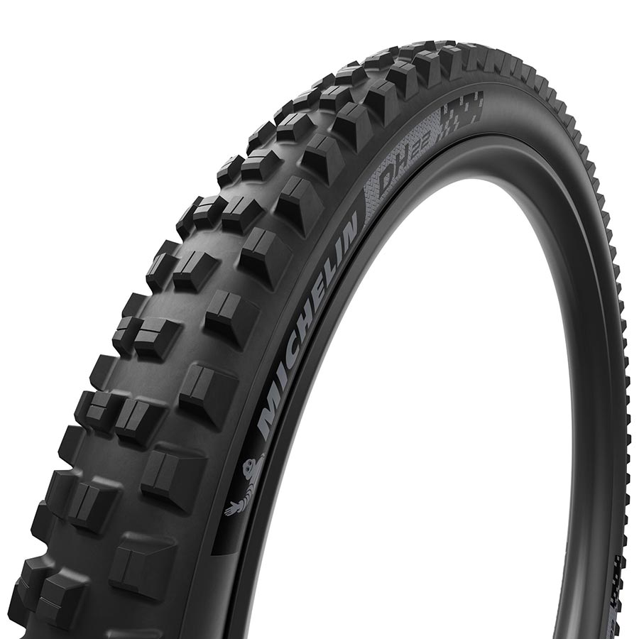 Michelin, DH22 DARK, Mountain Tire, 27.5''x2.40, Folding, Tubeless Ready, MAGI-X, Black