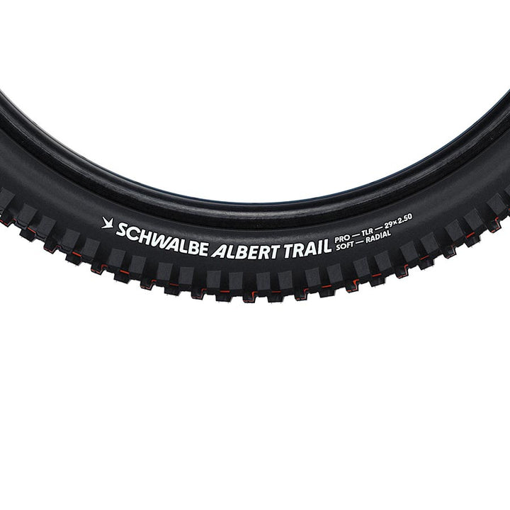 Schwalbe, Albert Trail Pro, Mountain Tire, 27.5''x2.50, Folding, Tubeless Ready, Addix Soft, Radial, 67TPI, Black