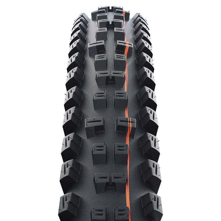 Schwalbe, Tacky Chan Trail Pro, Mountain Tire, 29x2.40, Folding, Clincher, Ultra Soft, Trail Pro - Diagonal, 67TPI, Black
