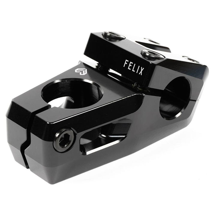 Eclat, Felix Top, Stem, Diameter: 25.4mm, Length: 48mm, Steerer: 1-1/8'', Black