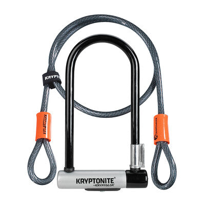 Kryptonite KRYPTOLOK U-Lock with 4' Flex Cable - Kryptonite -3ride.com