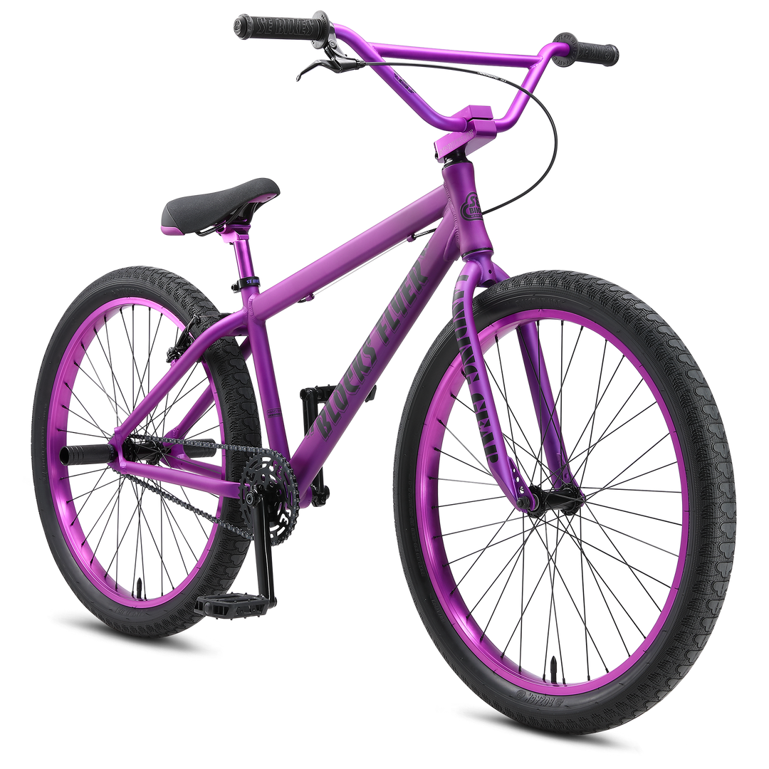 SE Bikes Blocks Flyer 26 Bike - Matte Purple