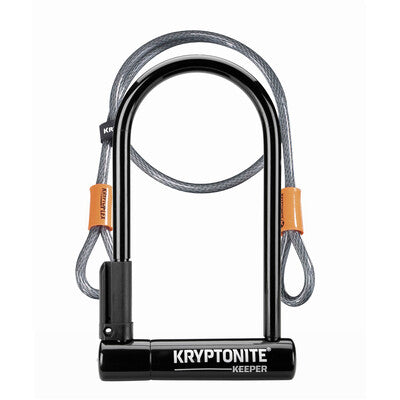 Kryptonite KEEPER 12 U-Lock with 4' Flex Cable - Kryptonite -3ride.com