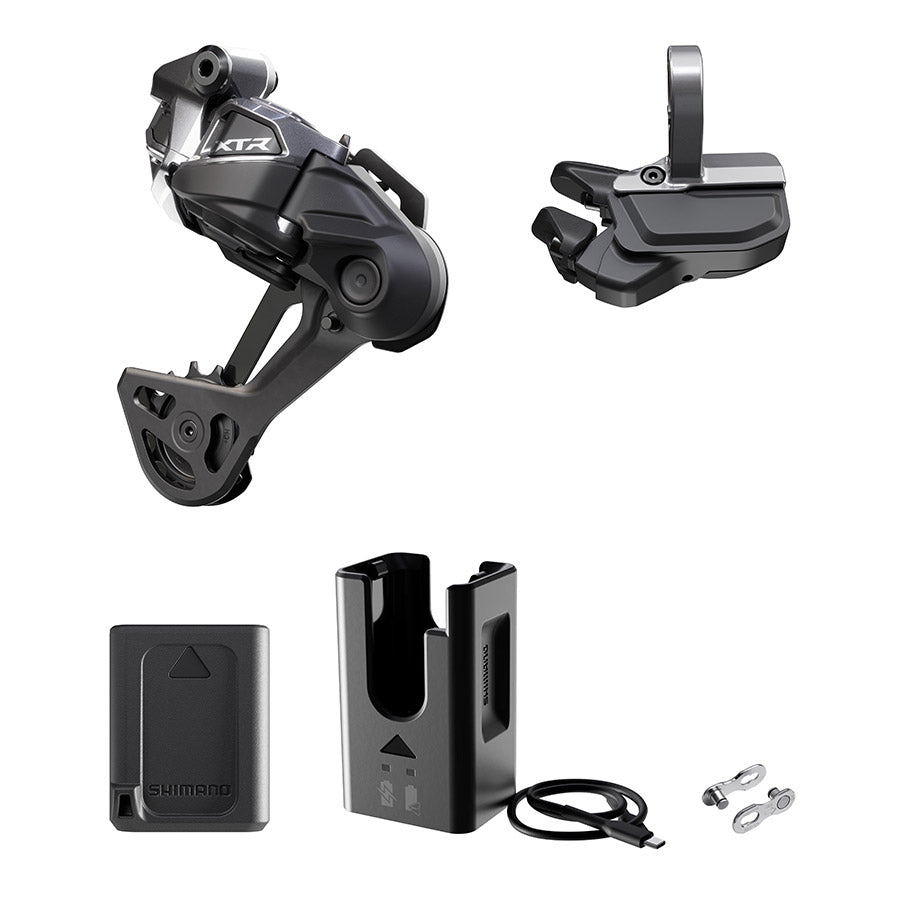 Shimano, XTR Di2 RD-M9250 Kit, Rear Derailleur, Speed: 12, Cage: SGS, Black, clamp band, IGPM9250UPG01