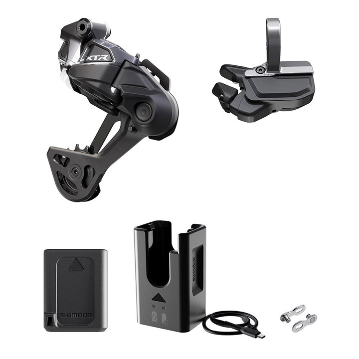 Shimano, XTR Di2 RD-M9250 Kit, Rear Derailleur, Speed: 12, Cage: SGS, Black, clamp band, IGPM9250UPG01