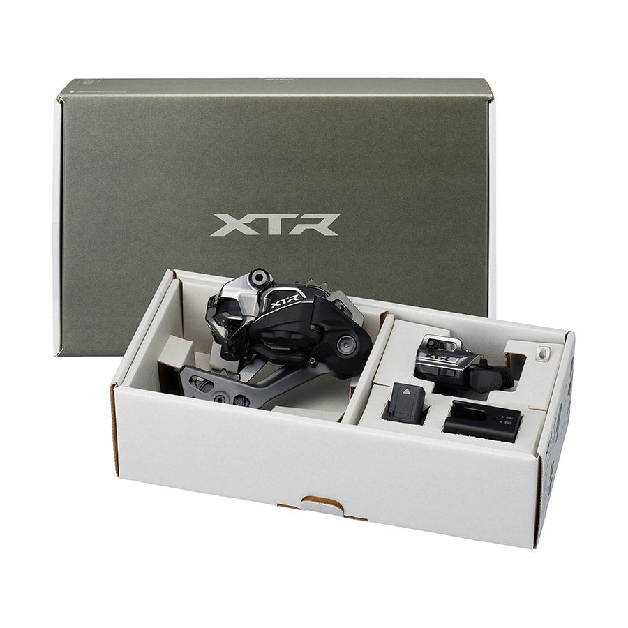 Shimano, XTR Di2 RD-M9250 Kit, Rear Derailleur, Speed: 12, Cage: SGS, Black, clamp band, IGPM9250UPG01