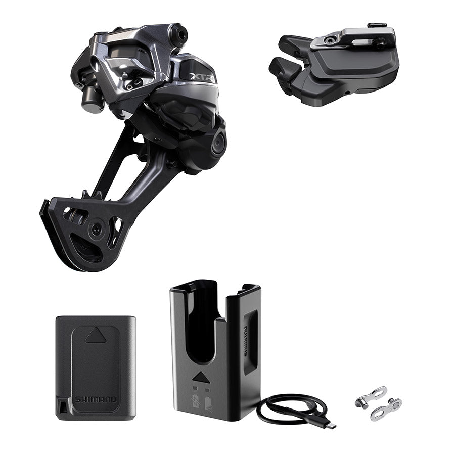 Shimano, XTR Di2 RD-M9250 Kit, Rear Derailleur, Speed: 12, Cage: SGS, Black, clamp band, IGPM9250UPG01