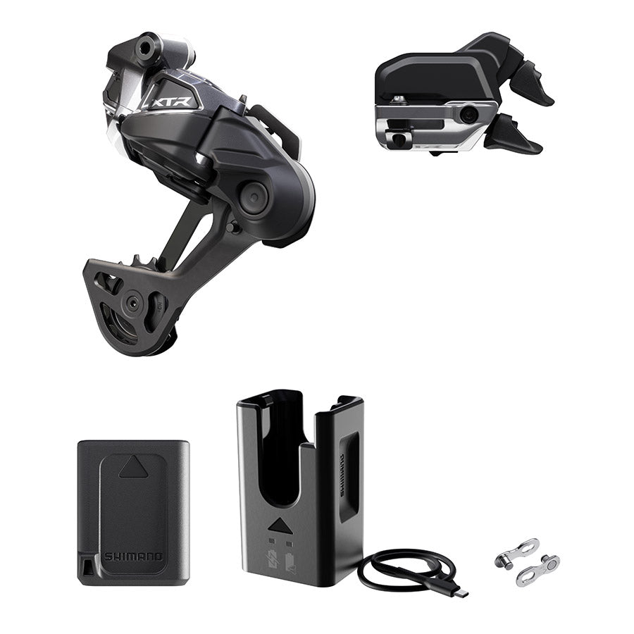 Shimano, XTR Di2 RD-M9250 Kit, Rear Derailleur, Speed: 12, Cage: SGS, Black, clamp band, IGPM9250UPG01