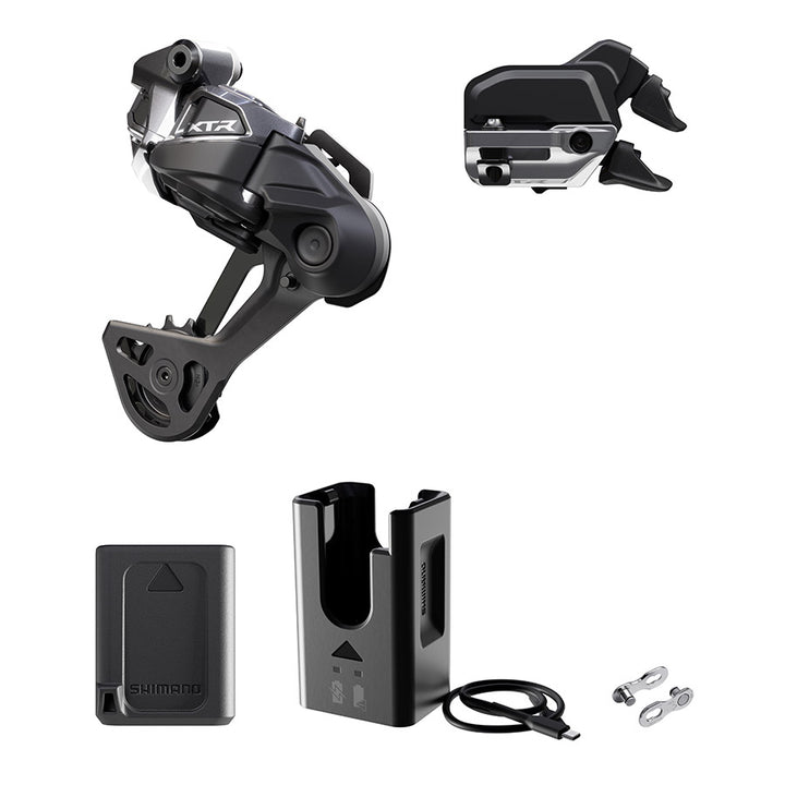 Shimano, XTR Di2 RD-M9250 Kit, Rear Derailleur, Speed: 12, Cage: SGS, Black, clamp band, IGPM9250UPG01