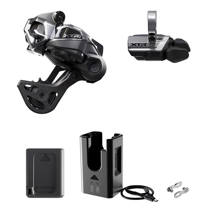 Shimano, XTR Di2 RD-M9250 Kit, Rear Derailleur, Speed: 12, Cage: SGS, Black, clamp band, IGPM9250UPG01