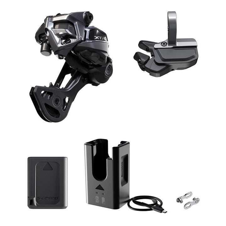 Shimano, XTR Di2 RD-M9250 Kit, Rear Derailleur, Speed: 12, Cage: SGS, Black, clamp band, IGPM9250UPG01