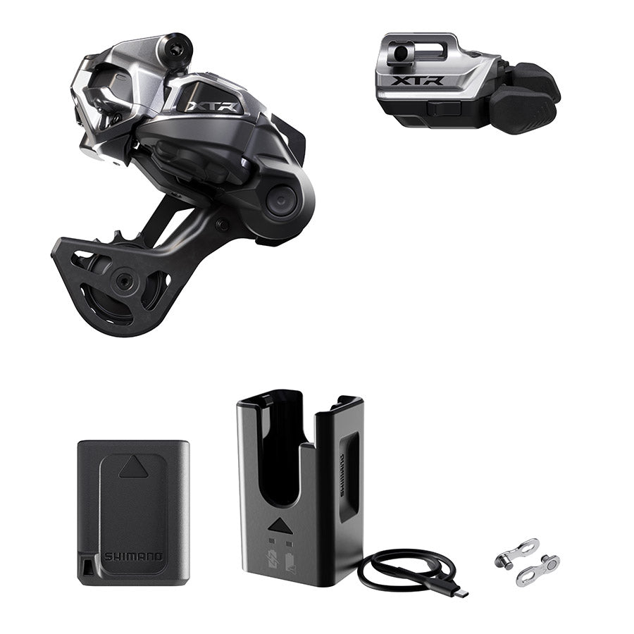 Shimano, XTR Di2 RD-M9250 Kit, Rear Derailleur, Speed: 12, Cage: SGS, Black, clamp band, IGPM9250UPG01