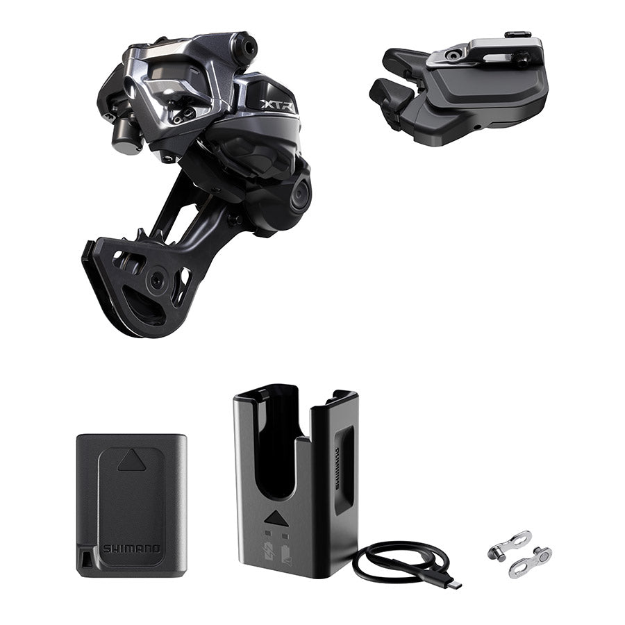 Shimano, XTR Di2 RD-M9250 Kit, Rear Derailleur, Speed: 12, Cage: SGS, Black, clamp band, IGPM9250UPG01