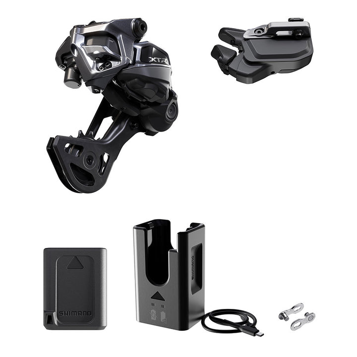 Shimano, XTR Di2 RD-M9250 Kit, Rear Derailleur, Speed: 12, Cage: SGS, Black, clamp band, IGPM9250UPG01