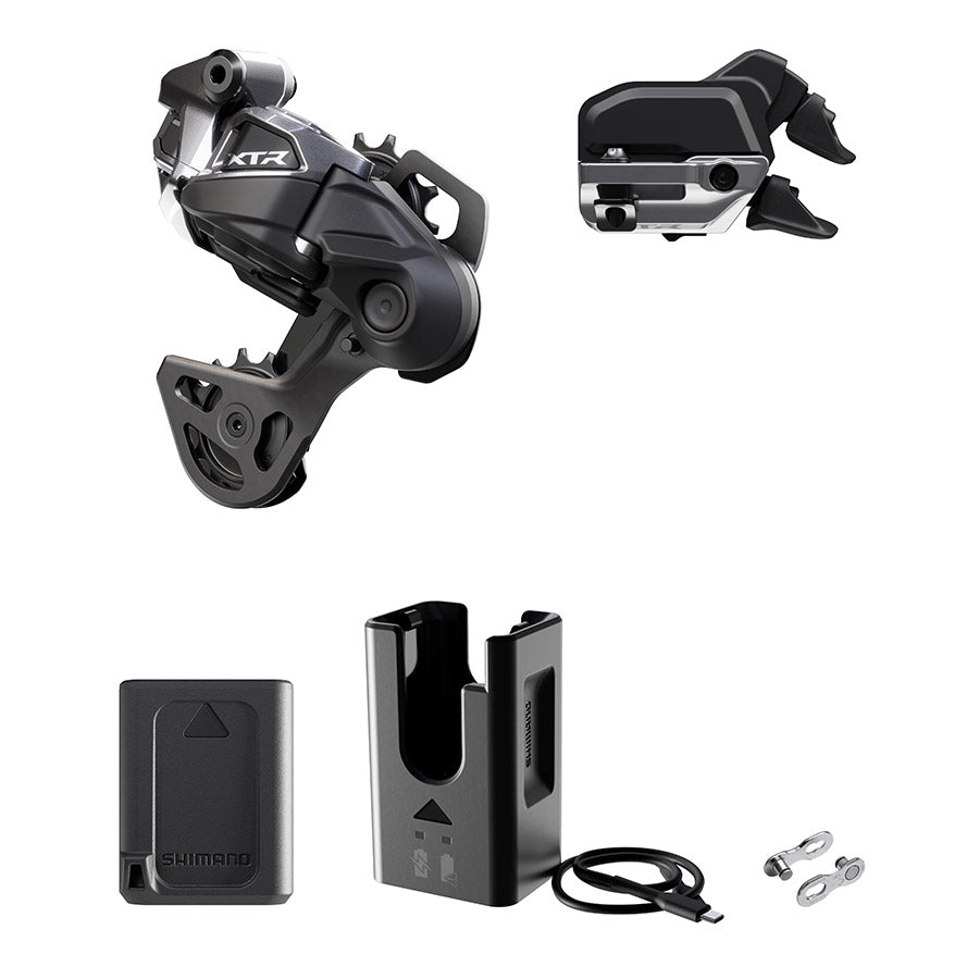 Shimano, XTR Di2 RD-M9250 Kit, Rear Derailleur, Speed: 12, Cage: SGS, Black, clamp band, IGPM9250UPG01