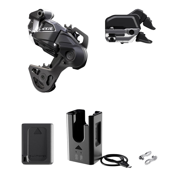 Shimano, XTR Di2 RD-M9250 Kit, Rear Derailleur, Speed: 12, Cage: SGS, Black, clamp band, IGPM9250UPG01