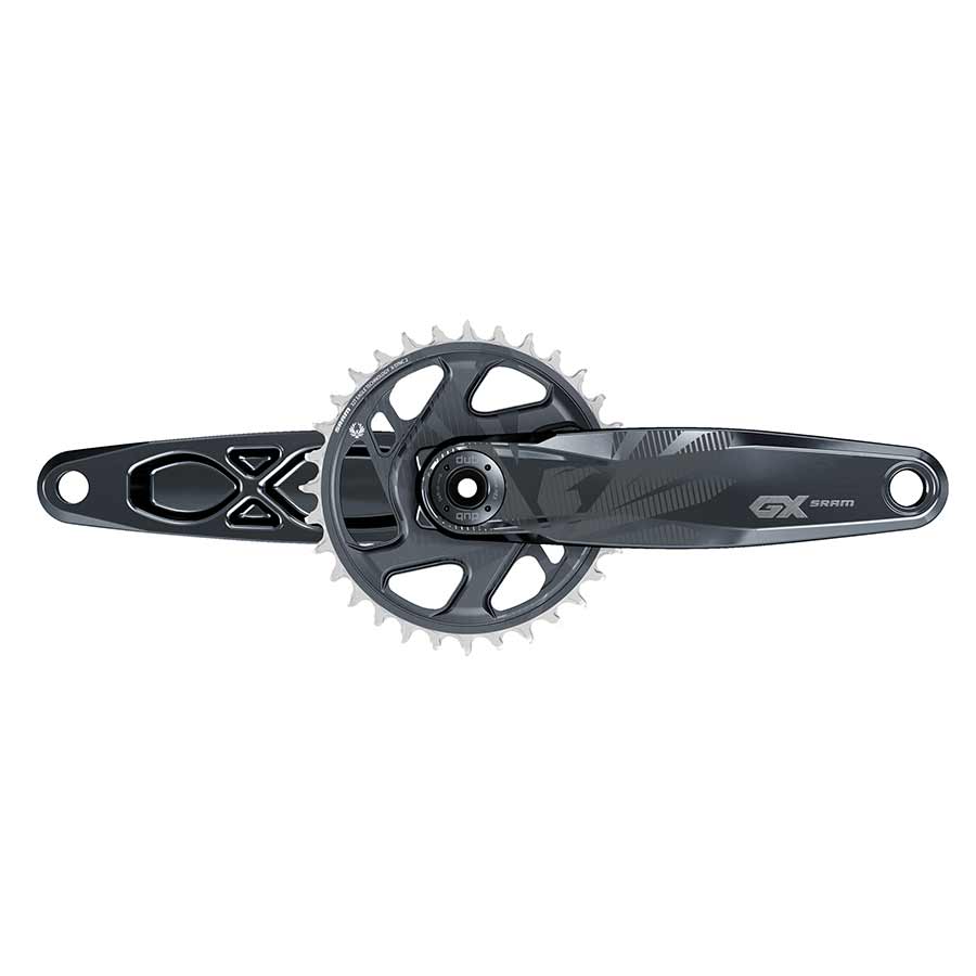 SRAM, GX Eagle DUB C1, Crankset, Speed: 11/12, Spindle: 28.99mm, BCD: Direct Mount, 32, DUB, 175mm, Black, Boost