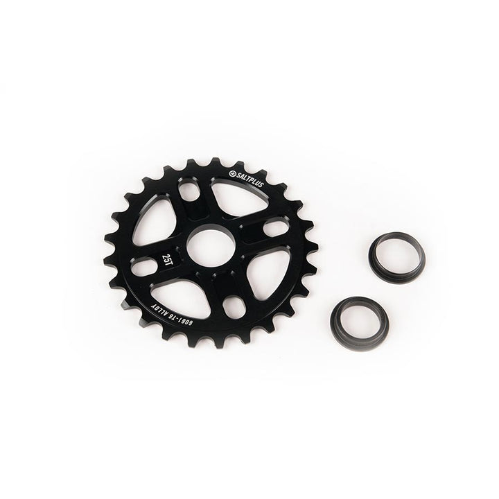 Salt Plus, Manta, Chainring, Teeth: 25, 6061-T6 Aluminum, Black