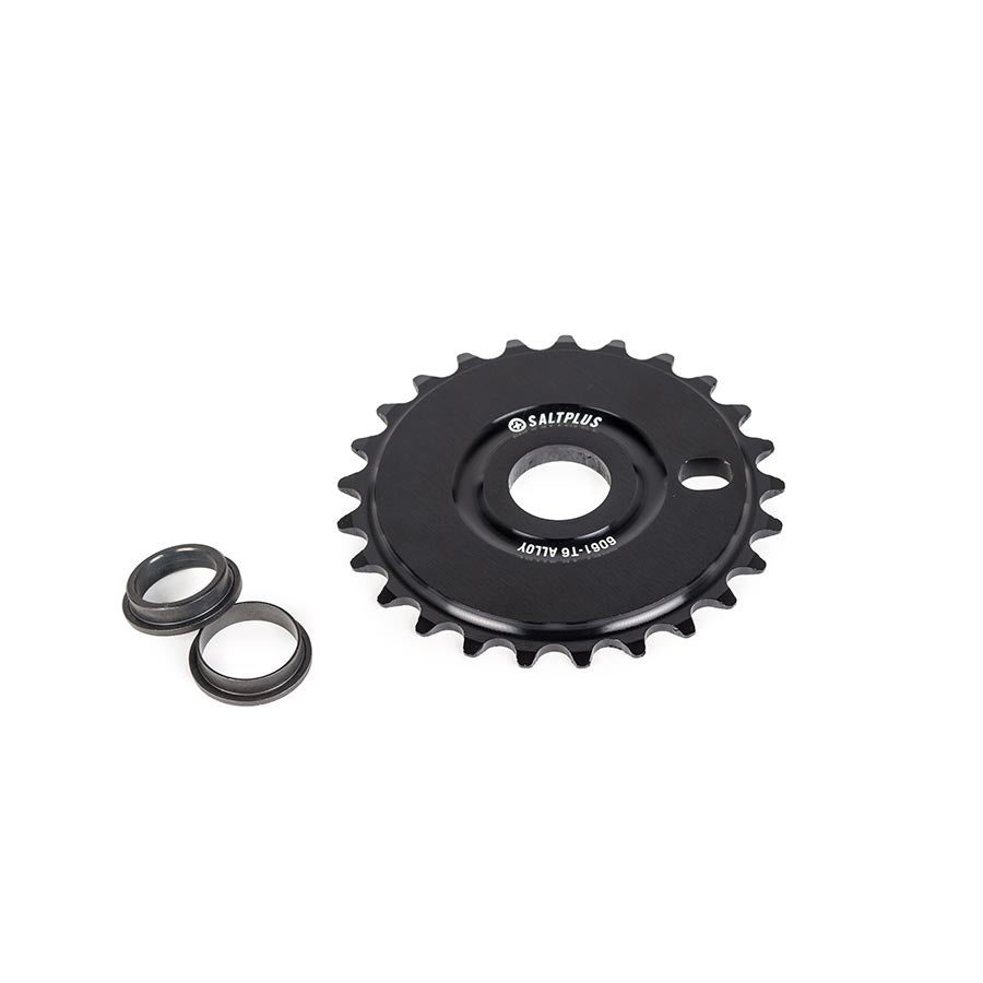 Salt Plus, Solidus, Chainring, Teeth: 25, 6061-T6 Aluminum, Black