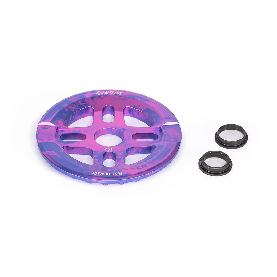 Salt Plus, Orion Guard, Chainring, Teeth: 25, 6061-T6 Aluminum, Purple