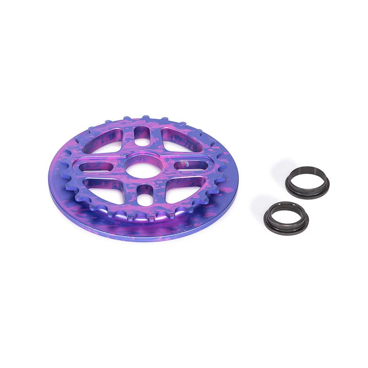 Salt Plus, Orion Guard, Chainring, Teeth: 25, 6061-T6 Aluminum, Purple