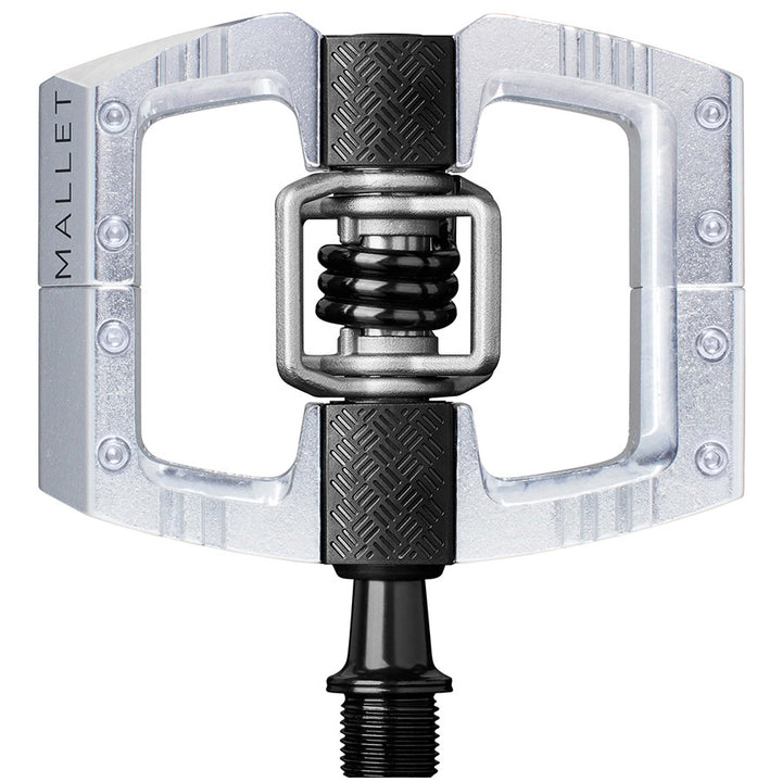 Crankbrothers, MALLET DH, Pedals, Body: Aluminum, Spindle: Cr-Mo, 9/16'', Polished Silver