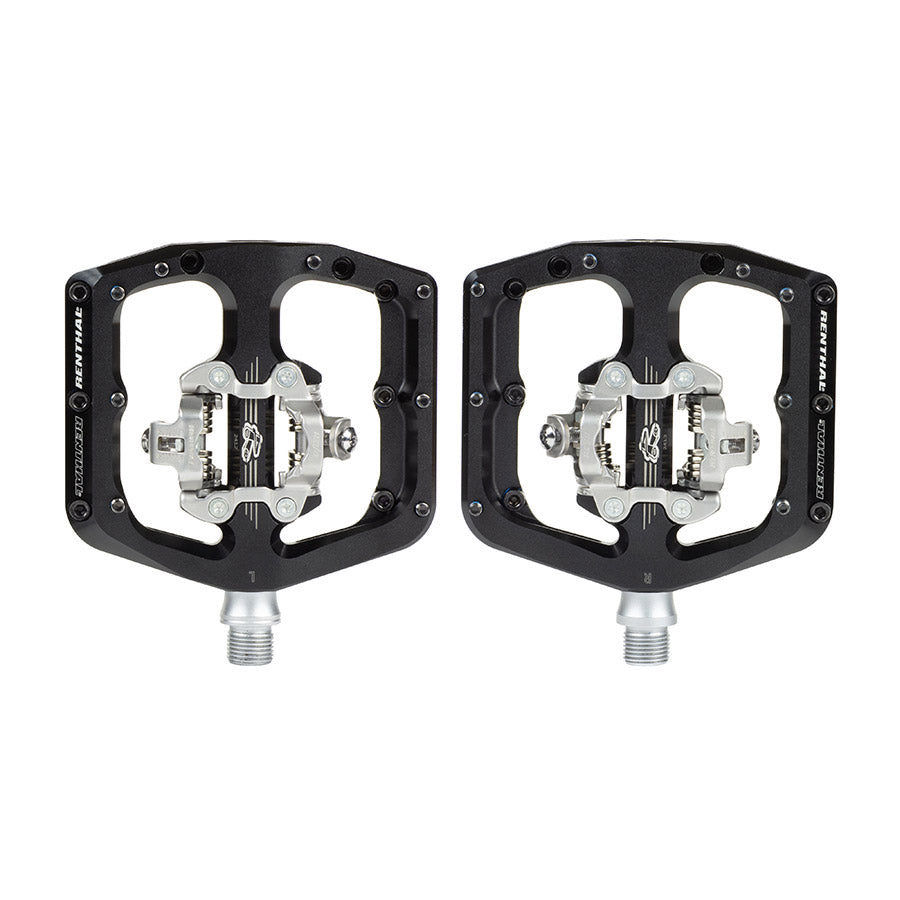 Renthal, Revo-DHC, Pedals, Body: Aluminum, Spindle: Cr-Mo, 9/16'', Black