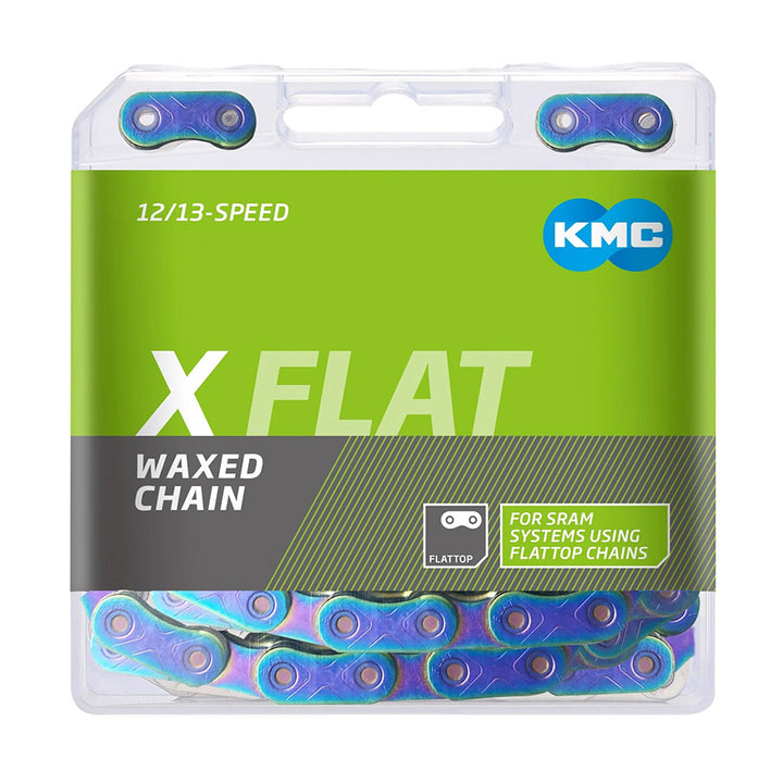 KMC, X-Flat12 Wax, Chain, Speed: 12, 5.2mm, Links: 126, Silver