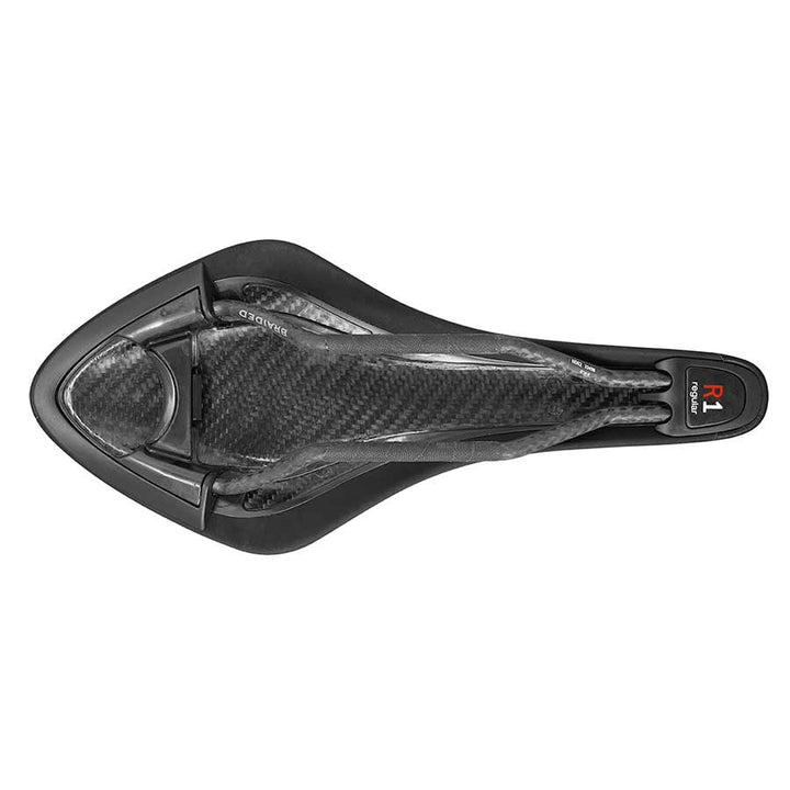 Fizik, Arione R1, Saddle, 300 x 132mm, Men, 165g, Black/ Black, Regular