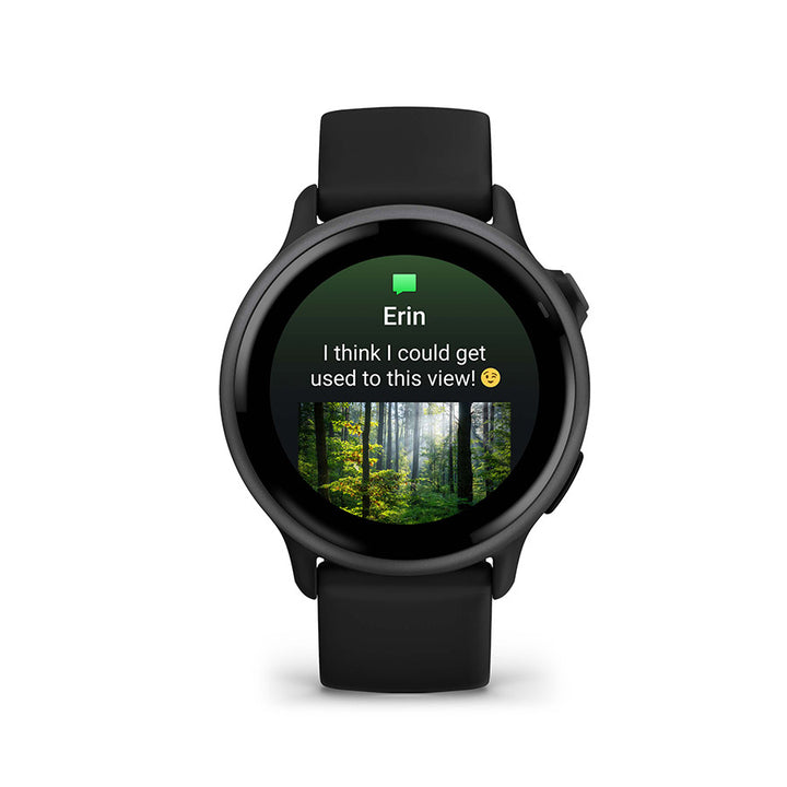 Garmin, vivoactive 6, Watch, Watch Color: Slate, Wristband: Black - Silicone