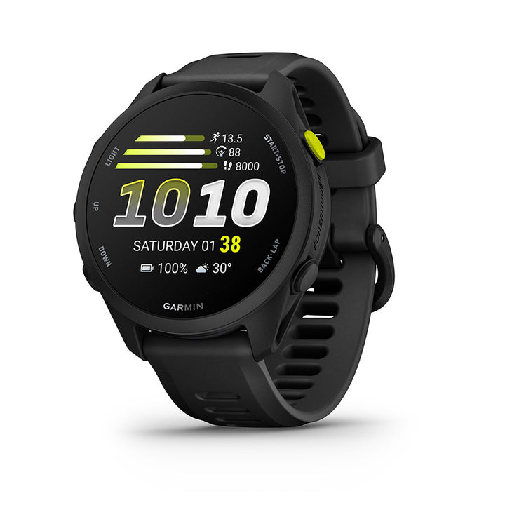 Garmin, Forerunner 70, Watch, Watch Color: Black, Wristband: Black - Silicone