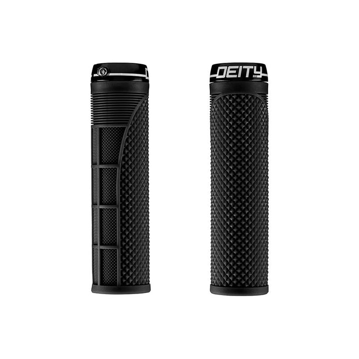 Deity, Megattack, Grips, 140mm, Black, Pair