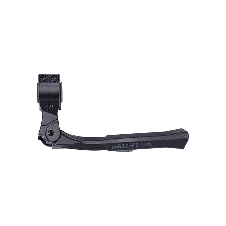 BBB Cycling, BKS-08 UniKick, Kickstand, 26'' to 29'', Black, Clamp Mount