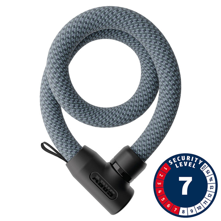 Abus, Yarnit 4004K, Chain Lock, Key, 4mm, 110cm, 3.6', Black