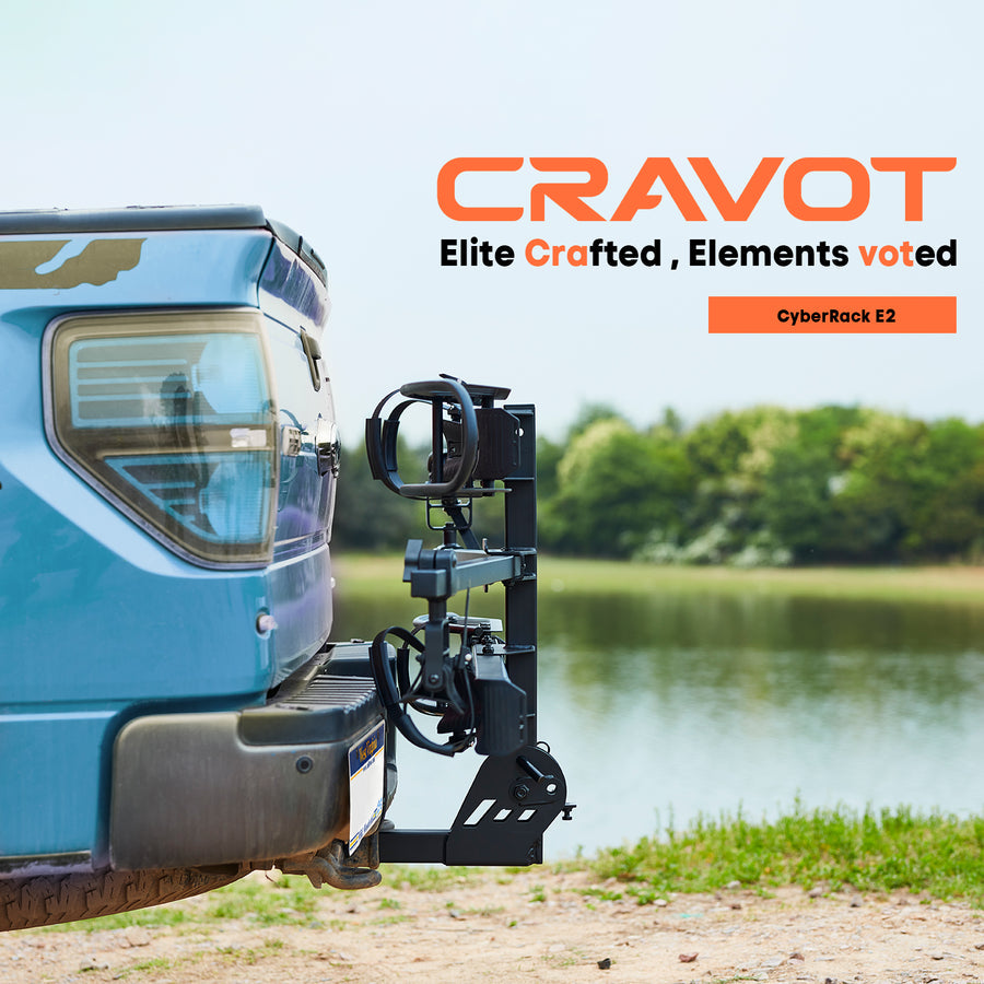 Cravot CyberRack E2 Hitch E-Bike Rack +Ramp